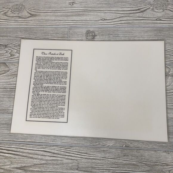 Peter Scott Waterfowl Laminated Placemats Lot Of 6 Vintage 1953 Ducks Geese - Picture 7 of 16